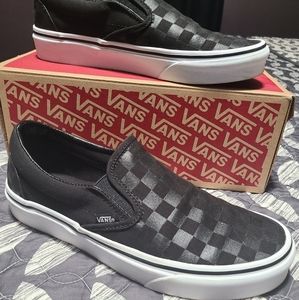 Vans Classic Checkerboard Slip Ons